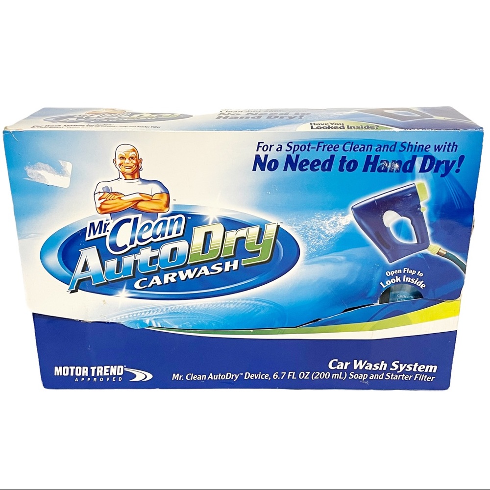 Mr.‎ Clean AutoDry Carwash System Starter Kit 10 Washes New Box